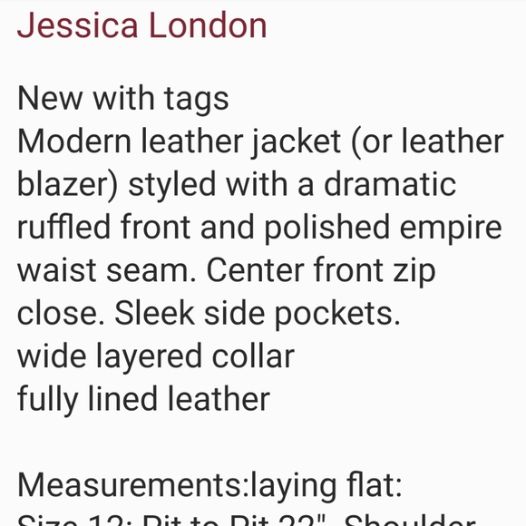 Leather Jacket - Picture 7 of 8